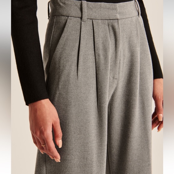 Tailored Brushed Suiting Wide Leg Pant - Picture 5 of 8